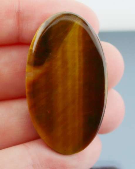 Unique! 47.02ct Golden Tiger Eye cabochon