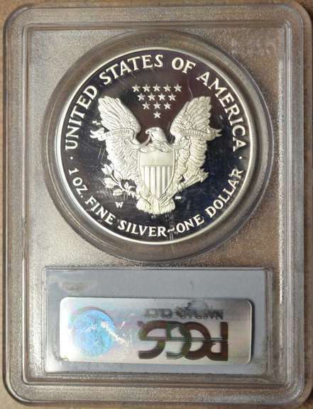 2002-W Proof American Silver Eagle PCGS PR69 DCAM