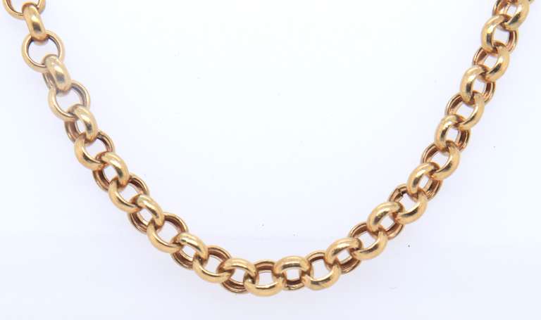 14KT Yellow Gold Cable Chain Necklace
