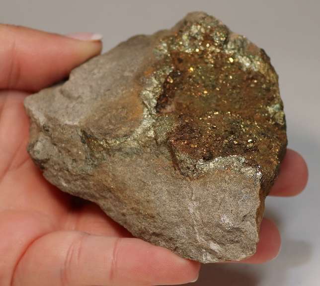 Sparkle factory! 1,055ct natural Pyrite in matrix