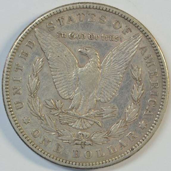 Razor-sharp 1898-S Morgan Silver Dollar in AU