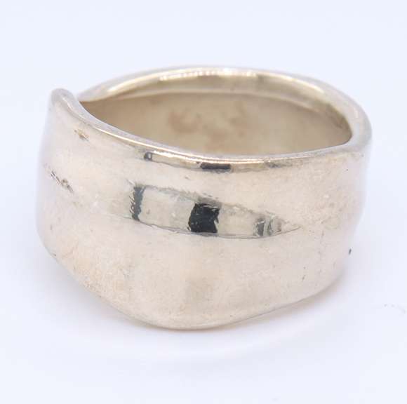 Sterling Silver Tiffany & Co Wrap Around Leaf Ring