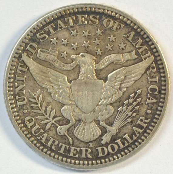 Sharp 1916-D Barber Quarter. XF/AU Details