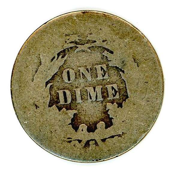 1888-S Liberty Seated Dime