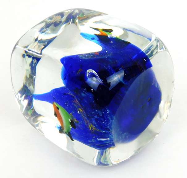 Vintage Murano Art Glass Sea Life Paperweight