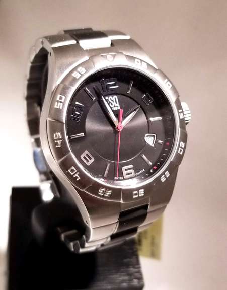 ESQ BY MOVADO SWISS gents WATCH Stainless Steel, water resistant