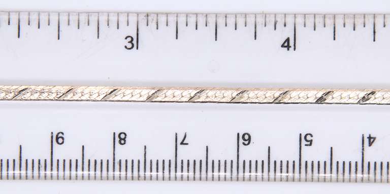 Group Lot of 2 Italian Vintage Sterling Silver Bracelets