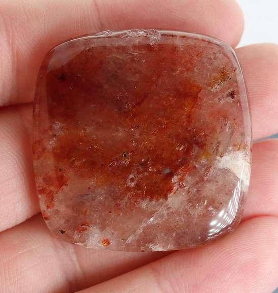 Collectors 77.67ct Copper in Quartz cabochon