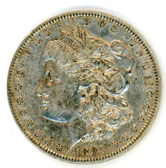 1881 Morgan Silver Dollar