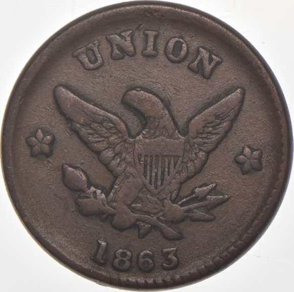 1863 Childs Chicago Civil War Token IL 150K