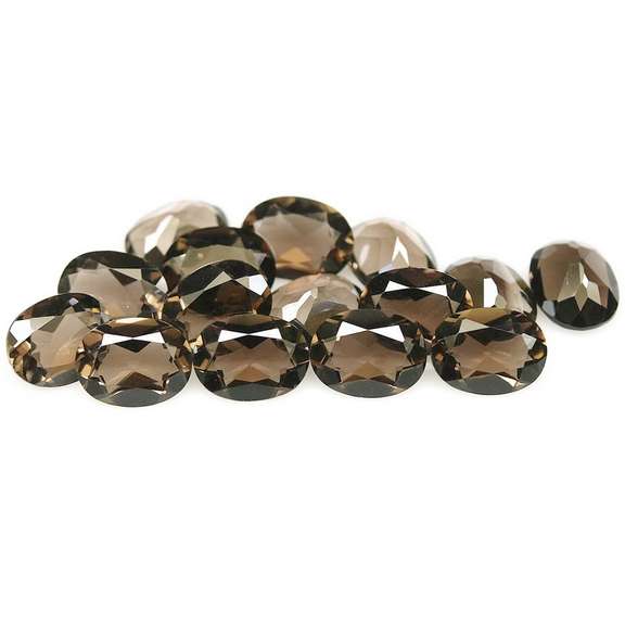 Gorgeous set of Smoky Quartz weighing 15.54 carats