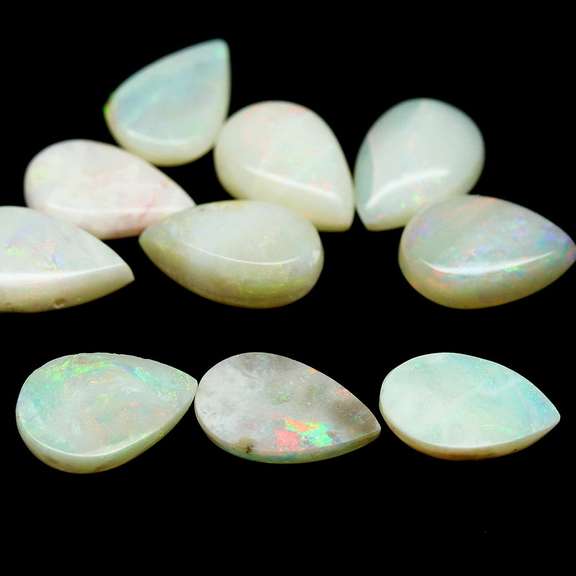 Beautiful 7.59ct unheated Ethiopian opal set