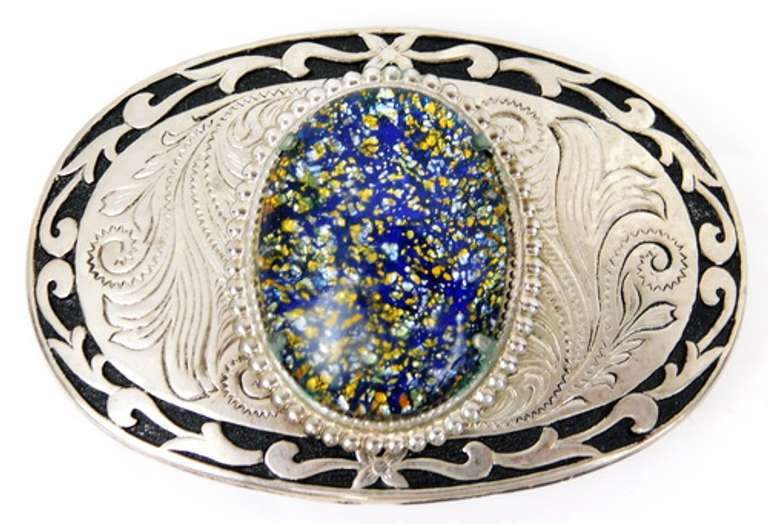Confetti Stone Belt Buckle