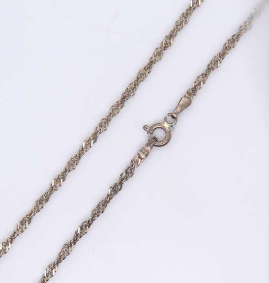 Vintage Sterling Silver Chain and Ring