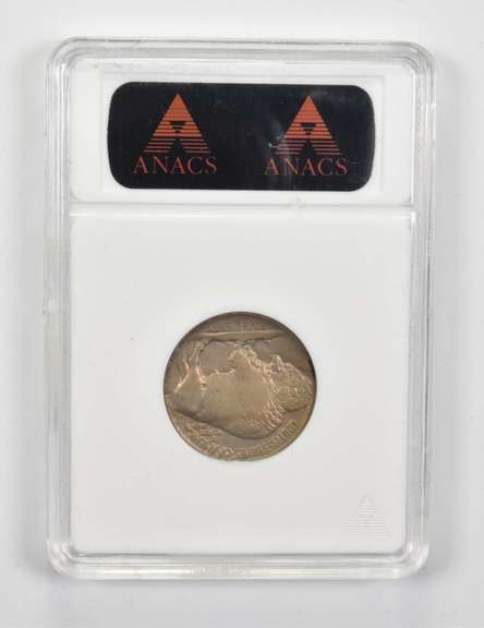 MS60 1914-S Indian Head Buffalo Nickel - Graded ANACS