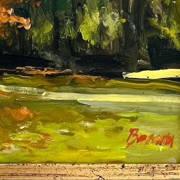 Orange Explosion Original Art by Bruno Baran