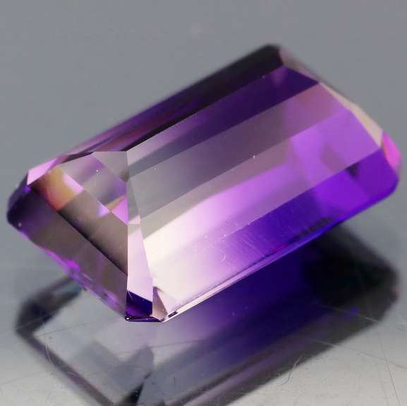 Beautiful 20.75ct top color created Ametrine