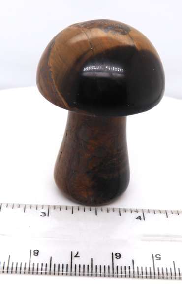 Hand Carved Gemstone Mushroom