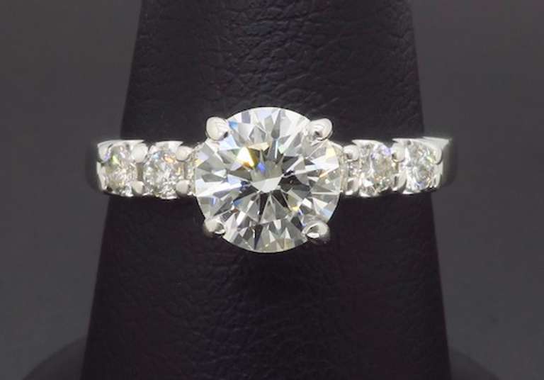 Classic 1.32CTW Diamond Engagement Ring
