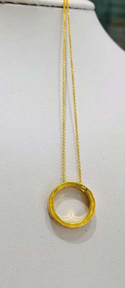 14kt Yellow Gold & Ruby Pendant Necklace