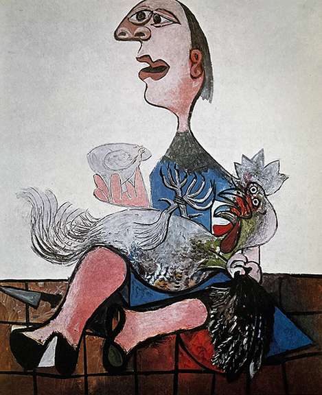 Pablo Picasso, Girl with Cock