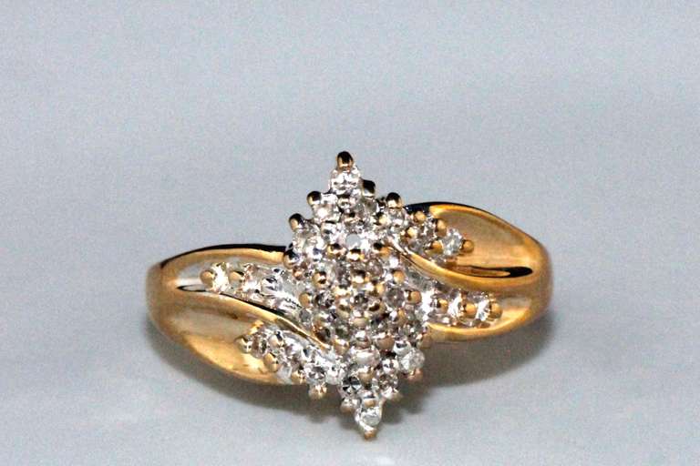 Delicate Diamond Ring in 10k