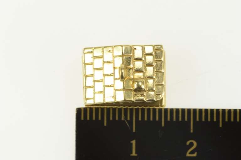 14K Yellow Gold Articulated Enamel House Home Sweet Home Charm/Pendant