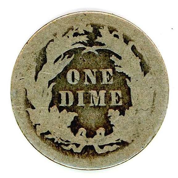 1890 Liberty Seated Dime