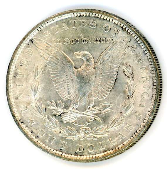 Uncirculated 1890 Morgan Silver Dollar
