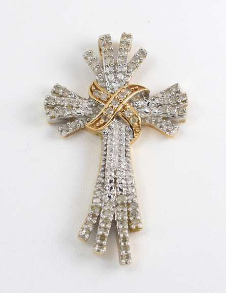 Ornate  Diamond Cross