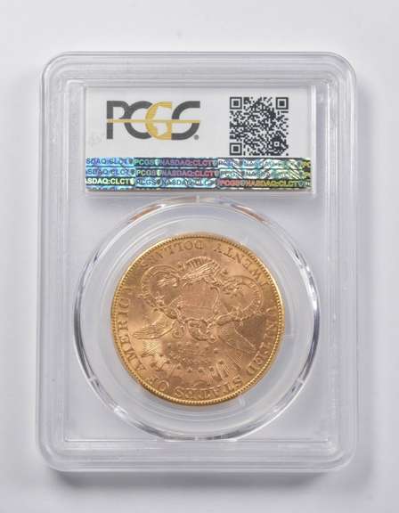 MS62 1907-S $20 Liberty Head Gold Double Eagle PCGS