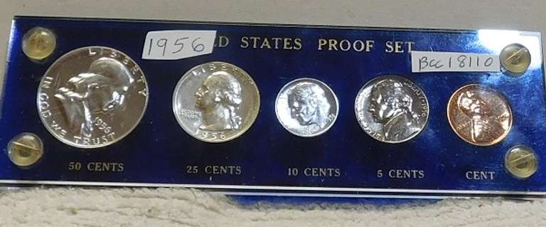 1956 PROOF Set GEM custom plastic holder