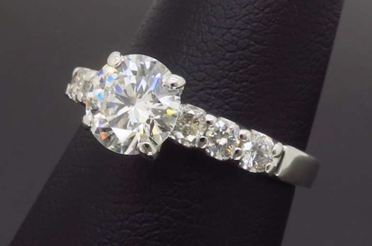 Classic 1.32CTW Diamond Engagement Ring