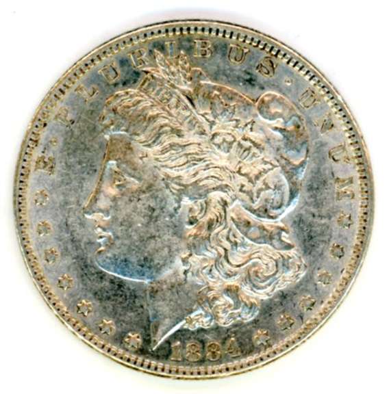 1884 Morgan Silver Dollar