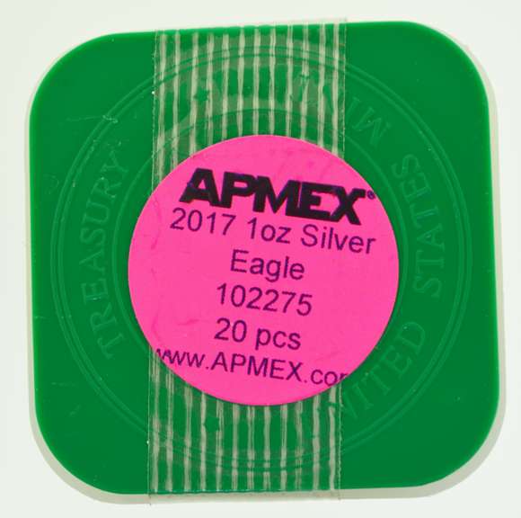 2017 1 oz Silver Eagle Coin lot of 20 Coins sealed in the original tube