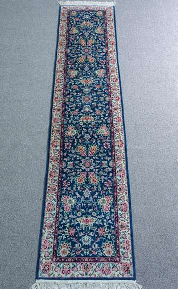 Handmade Kashan Design Runner 2.3x10.0
