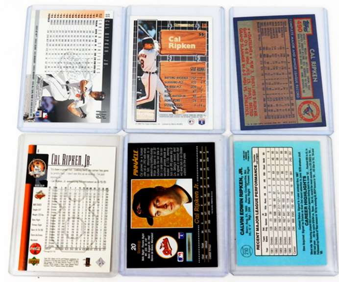 6 Cal Ripken Baseball Cards