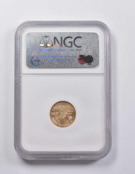 MS70 2006 $5 American Gold Eagle 1/10 Oz. .999 Fine Gold FS NGC