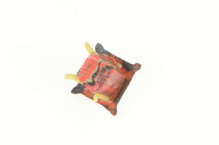 Gold Filled 3D Bulging Eyes Tribal Hut With Face Charm/Pendant