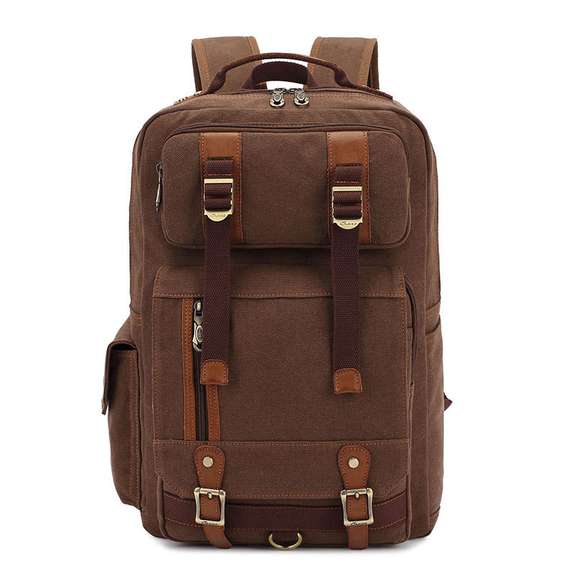 Mens Canvas Travel Backpack