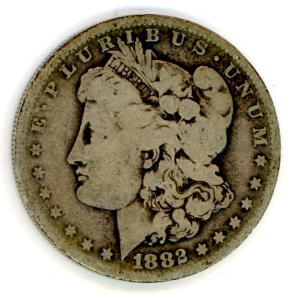 1882-O Morgan Silver Dollar