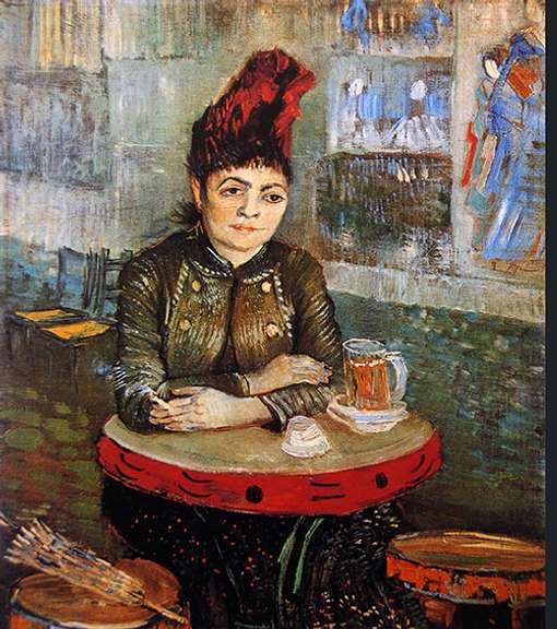 Vincent Van Gogh, Woman Sitting in the Café du Tambourin