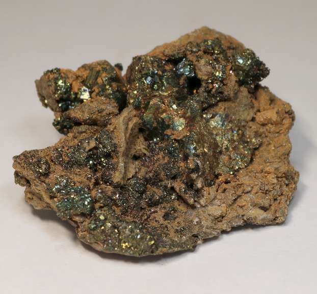 Large multi-crystal 655ct naturally entwined Pyrite