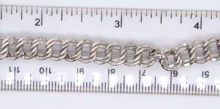 Group Lot of 2 Vintage 925 Sterling Silver Signed Bracelets