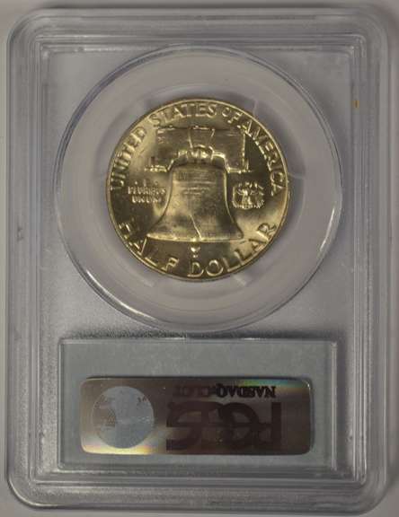 1955 Franklin Half Dollar PCGS MS64