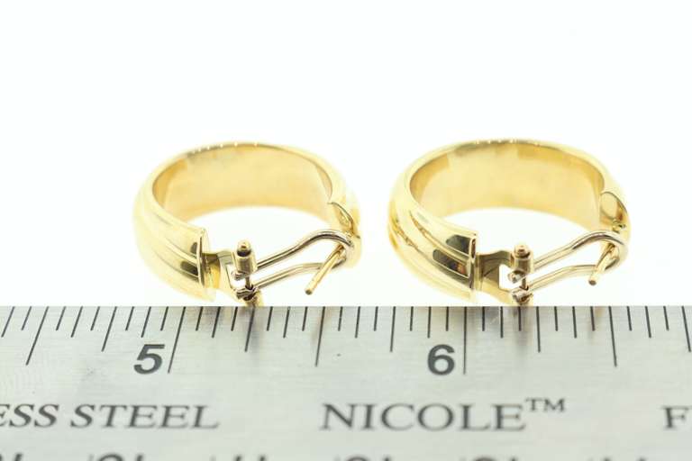 Elegant 18k Gold Earrings