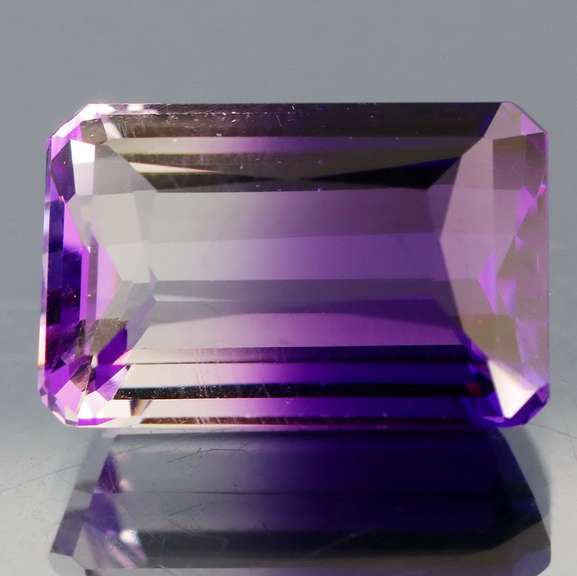Beautiful 20.75ct top color created Ametrine