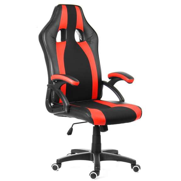Ergonomic Adjustable Leather High-Back Gaming Chair