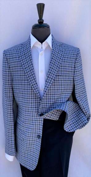 Fine quality Wool and Silk Comfort Fit Sport Coat