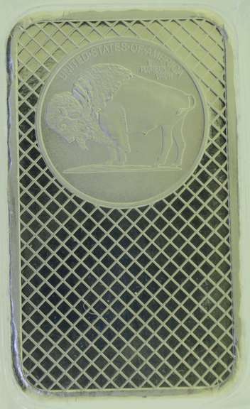 Buffalo Indian Head 5 oz .999 Silver Bar